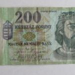 2003-as 200 Forint FA, F/VF - NMÁ fotó