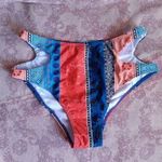 új magas derekú bikini alsó fürdőruha bugyi S/M fotó