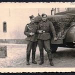 2.Vh .Wehrmacht katonák, / egyenruha , teherautók z fotó