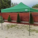 UV állóbb orkán 3x3 zöld rendezvény sátor árusító piaci horgász kerti pavilon fotó