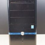 Gigabyte fekete számítógép ház kék csíkkal #2 fotó