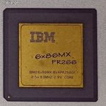 IBM 6x86 PR266 aranykupakos kerámia cpu fotó