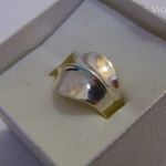 Tömör ezüst gyűrű, 16, 25 mm fotó