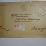 M. kir. rendőrség Kolozsvári különítmény, Ajánlott levélen, Kolozsvár visszatért bélyegzés - 1940 fotó