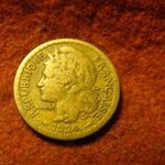 Togo alu-bronz 50 centimes 1924 ritka! fotó