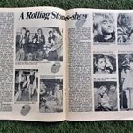 Rolling Stones címlap és 6 oldalas nagy képriport 1986 - Rakéta újság magyar rock cikk Mick Jagger fotó