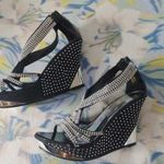 Női platform cipő_7_strasszos, új, alkalmi ár!!! fotó