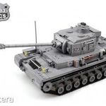 Új 1193 db. Híres építőkocka kompatibilis Tank + 2fő 36cm - II. világháborús Panzer IV. - Sd.Kfz.161 fotó