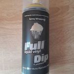 Új Full Dip matt Sárga folyékony fólia spray 400ml eladó 1990ft-ért! fotó