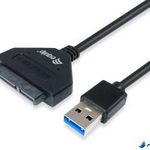 Átalakító kábel, USB 3.2 - SATA átalakító, 0, 5 m, EQUIP fotó