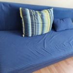 kárpitozott kanapé kihúzható, ágyneműtartóval fotó