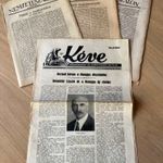 4 db régi újság, Kéve és Nemzeti Szalon fotó