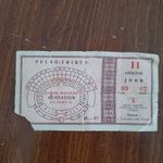 Magyarország-Anglia 1954 belépőjegy / Népstadion, Aranycsapat, foci, Puskás, labdarúgás angol magyar fotó
