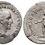 Traianus Decius ezüst anoninianus fotó