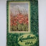 V0316 ÁRJEGYZÉK- Mauthner 1941 (virágok, zöldségek, vetőmag, irtószerek) fotó