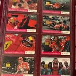 Barangoló telefonkártya - Michael Schumacher teljes sor (8db) fotó