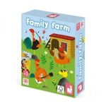 Janod 02756 Happy Families Farm család memóriajáték fotó