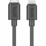 USB cable Budi 35W 1.2m (black)( 054365, 6971536926208 ) fotó