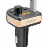 Car charger Dudao R2Pro, 3-in-1, 2x USB, transmitter FM Bluetooth (black)( 052481, 6970379615744 ) fotó
