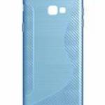 Szilikon telefonvédő (S-line, karbon minta) KÉK Samsung Galaxy J4 Plus (SM-J415F) - gigapack fotó