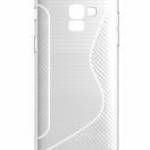 Szilikon telefonvédő (S-line, karbon minta) ÁTLÁTSZÓ Samsung Galaxy J6 (2018) SM-J600F - gigapack fotó