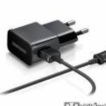 SAMSUNG hálózati töltő USB aljzattal - 5V/2A, 10W, gyorstöltés támogatás + ECC1DU4BBE/ECB-DU5AB micr fotó