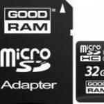 GOODRAM M1AA-0320R12 32GB microSDHC CL10 UHS-I memóriakártya + adapter fotó