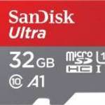 SanDisk Ultra SDSQUA4-032G-GN6MA 32GB MicroSDXC A1 Class 10 UHS-I memóriakártya adapterrel fotó