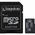 Kingston SDCIT2/8GB Industrial microSDHC 8GB Class 10 UHS-I U3 memóriakártya + SD adapter - KINGSTON fotó