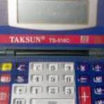 Taksun TS-518C Számológép Teszteletlen Retro kb.1997 (csavarok rozsdásak, elemek kifolytak) fotó
