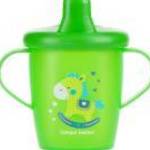 Canpol Csöpögésmentes itatópohár kemény ivócsőrrel 250 ml (9h+) - Zöld - Canpol babies fotó