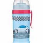 Canpol Sport itatópohár cseppmentes szívószállal 350 ml (12h+) - Autók - Kék-piros - Canpol babies fotó