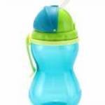 Canpol Sport itatópohár szívószállal 370 ml (12h+) - Kék - Canpol babies fotó