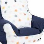 Gyermek fotel golyókkal töltött New Baby kék - NEW BABY fotó