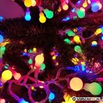 480 Led-es Karácsonyi petárda fényfüzér, színes, 8 programos fotó
