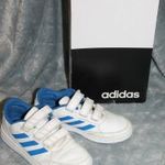 Fehér kék tépőzáros Adidas cipő. 35. fotó