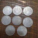 8 db. ezüst 1 korona egyben 1893, 1894, 1895, 1896, 1900, 1904, 1913 fotó