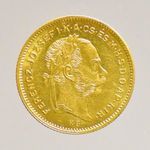1870 KB Ferenc József arany 4 Forint UNC/aUNC -PC50 fotó