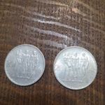 2 db. nagyméretű ezüst csehszlovák 20 korona 1933-1934 fotó