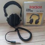 Retró Karson NHD-203 fejhallgató dobozában - Nem tesztelt fotó