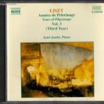 Liszt: Vándorévek vol. 3. (1991) Jandó Jenő - zongora NAXOS kiadás fotó