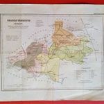CSANÁD VÁRMEGYE térképe - 1912. Kogutowicz: Megyei térképek fotó