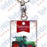 Veterán traktoros kulcstartó - Traktor zöld fotó