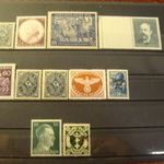 Német 11 db régi postatiszta** fotó