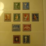 SAAR 1958-59 3 féle postatiszta** sor+2 egyedi kiadás fotó