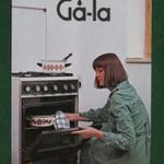 Kártyanaptár, Gá-la gáztűzhely, Vidia vas műszaki áruházak, női modell, Baja, Szeged, 1982, , G, fotó