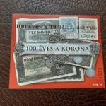 Emlékív 100 éves a Turul bélyeg és a korona ** fotó