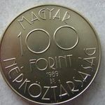 MNK EMLÉK 100 FORINT, 1989. 1 DB. 1 FT-RÓL! FOCI VB fotó