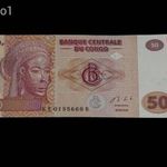 UNC ! 50 Francs Kongó Gyönyörű, hajtatlan bankjegyek !! 2013 fotó