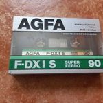 Retro bontatlan magnó kazetta : AGFA F-DXI S Super ferro 90 fotó